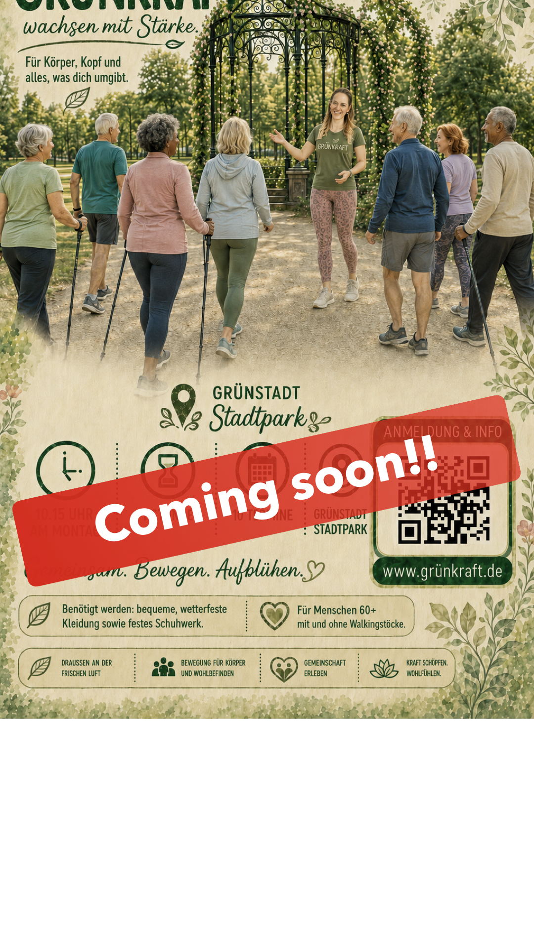GRÜNKRAFT Bewegung im Grünstadter Stadtpark